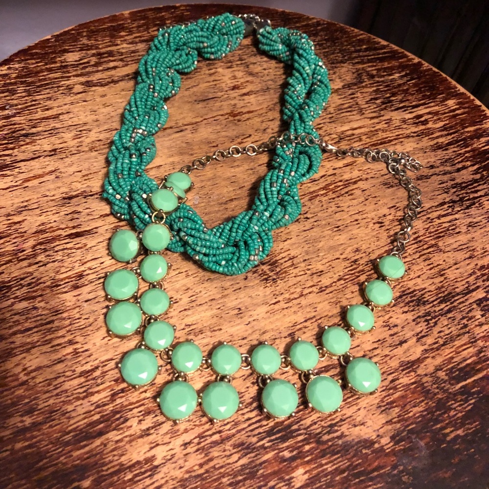 H & M bundle turquoise necklaces